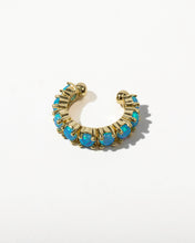 Load image into Gallery viewer, "Oh She Fancy" Ear Cuff - Gold|Blue Opal