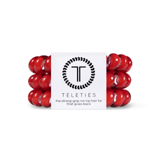 Load image into Gallery viewer, Spiral Hair Coils | Large | Scarlet Red Hair Ties