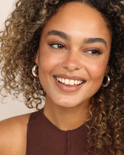 Load image into Gallery viewer, "She's So Smooth" Tube Hoops - Silver