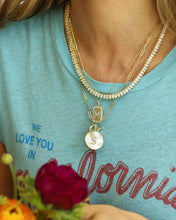 Load image into Gallery viewer, Love Letters Medallion Necklace - Gold