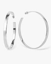 Load image into Gallery viewer, Atlas Hoops 3" - Silver