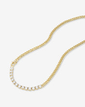 Load image into Gallery viewer, Baby Julian REALLY Loves Diamonds Necklace - Gold|White Diamondettes