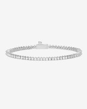 Load image into Gallery viewer, Baby Not Your Basic Tennis Bracelet - Silver|White Diamondettes