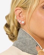 Load image into Gallery viewer, Baroness Stud Set - Gold|White Diamondettes