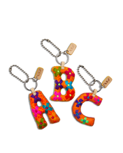 Load image into Gallery viewer, Orange Felt Alphabet Charms