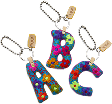 Load image into Gallery viewer, Turquoise Felt Alphabet Charms