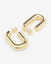 Load image into Gallery viewer, Frankie Chain Huggies - Gold