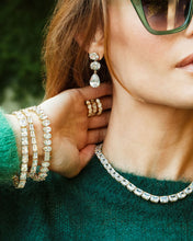 Load image into Gallery viewer, Hello Gorgeous Tennis Bracelet - Silver|White Diamondettes