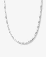 Load image into Gallery viewer, Grand Heiress Tennis Necklace - Silver|White Diamondettes