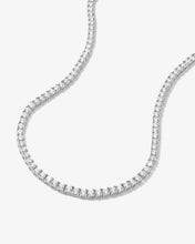 Load image into Gallery viewer, Grand Heiress Tennis Necklace - Silver|White Diamondettes
