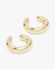 Load image into Gallery viewer, "She's So Smooth" Tube Hoops - Gold