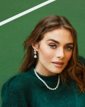 Load image into Gallery viewer, Grand Slam Tennis Necklace - Gold|White Diamondettes