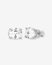 Load image into Gallery viewer, Hello Gorgeous 10mm Studs - Silver|White Diamondettes