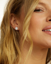 Load image into Gallery viewer, Hello Gorgeous 10mm Studs - Silver|White Diamondettes