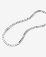 Load image into Gallery viewer, Julian REALLY Loves Diamonds Necklace - Silver|White Diamondettes