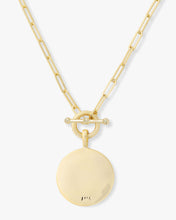 Load image into Gallery viewer, Love Letters Medallion Necklace - Gold