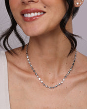 Load image into Gallery viewer, Baby "She's A Natural" Infinity Necklace - Silver