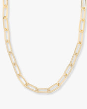 Load image into Gallery viewer, Carrie Pavé Chain Necklace - Gold|White Diamondettes