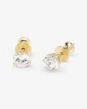 Load image into Gallery viewer, Not Your Basic 6mm Studs - Gold|White Diamondettes