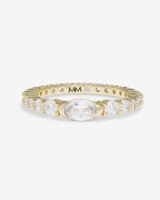 Load image into Gallery viewer, The Maven Ring - Gold|White Diamondettes