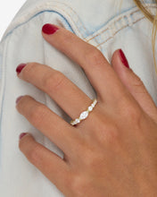 Load image into Gallery viewer, The Maven Ring - Gold|White Diamondettes