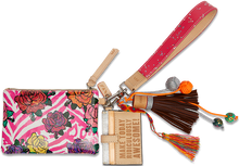 Load image into Gallery viewer, FLORAL AND COLORFUL WRISTLET WALLET CALLED "FRUTTI COMBI"