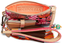 Load image into Gallery viewer, FLORAL AND COLORFUL WRISTLET WALLET CALLED "FRUTTI COMBI"