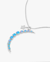 Load image into Gallery viewer, "What Dreams are Made of" Necklace - Silver|Blue Opal