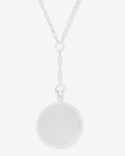Load image into Gallery viewer, Zodiac Medallion Necklace - Silver|White Diamondettes