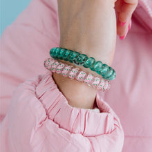 Load image into Gallery viewer, Spiral Hair Coils | Large | Merry Pinkmas Hair Ties