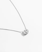 Load image into Gallery viewer, Hello Gorgeous! Necklace - Silver|White Diamondettes