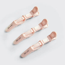 Load image into Gallery viewer, No Slip Crocodile Clip 3pc Blush
