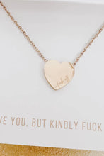 Load image into Gallery viewer, Salty Heart gift Necklace