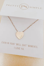 Load image into Gallery viewer, Salty Heart gift Necklace