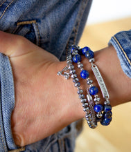 Load image into Gallery viewer, Soul Stacks Blue Lapis Bracelet - Journey
