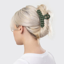 Load image into Gallery viewer, Eco-friendly Chain Claw Clip 3pc Set - Black Moss