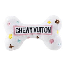 Load image into Gallery viewer, White Chewy Vuiton Bone Toy