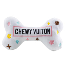 Load image into Gallery viewer, White Chewy Vuiton Bone Toy