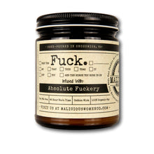 Load image into Gallery viewer, All The Fucks -Infused with "Absolute Fuckery" Scent: Oakmoss & Amber