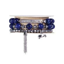 Load image into Gallery viewer, Soul Stacks Blue Lapis Bracelet - Journey
