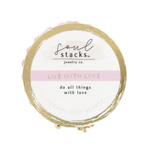 Load image into Gallery viewer, Soul Stacks Rose Quartz Bracelet - Love
