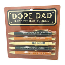 Load image into Gallery viewer, Dope Dad Pen Set (funny, gift, father&#39;s day)
