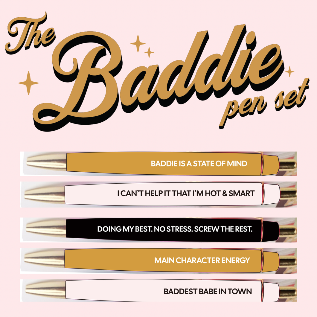 The Baddie Pen Set