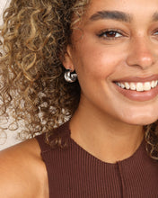 Load image into Gallery viewer, &quot;She&#39;s So Smooth&quot; Baby Hoops - Silver
