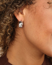 Load image into Gallery viewer, &quot;She&#39;s So Smooth&quot; Baby Hoops - Silver
