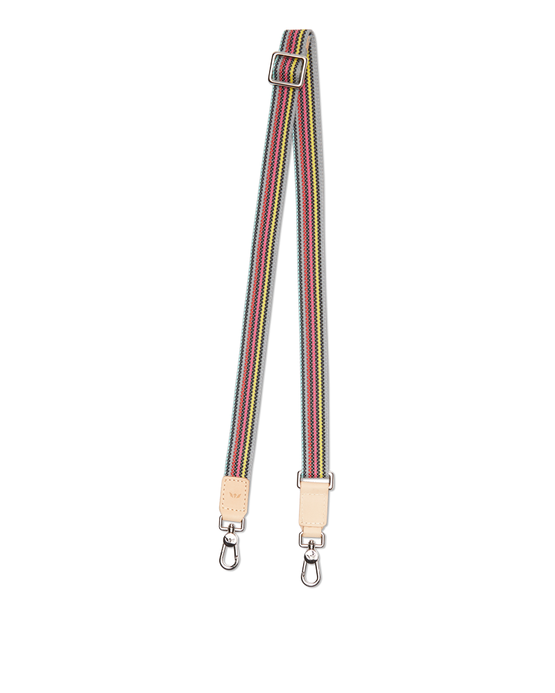 Crossbody Strap Slim Grey Webbing