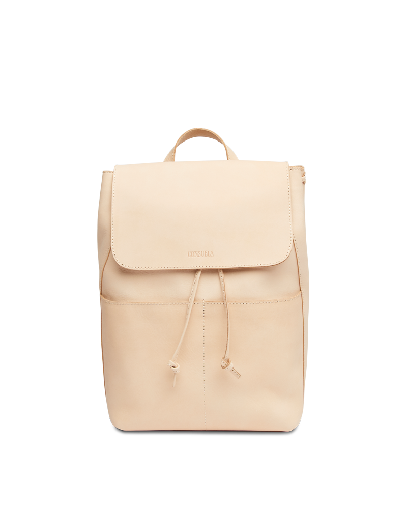 CONSUELA UNTREATED LEATHER BACKPACK BAG 