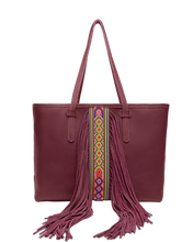 Load image into Gallery viewer, Plum Breezy Fringe
