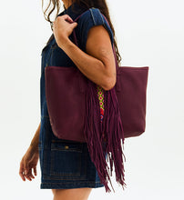 Load image into Gallery viewer, Plum Breezy Fringe
