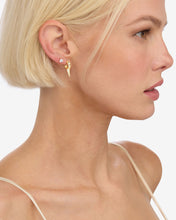 Load image into Gallery viewer, Baby Gabriella Smooth Single Spike Earrings - Gold
